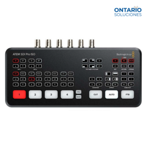 464 blackmagic atem sdi pro iso mezclador de video sdi con streaming