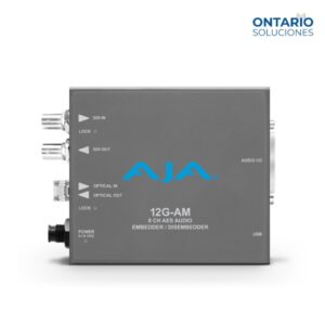 aja 12g am r 12g sdi 8 channel aes audio embedderdisembedder