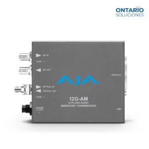 aja 12g am r st 12g sdi 8 channel aes audio embedderdisembedder