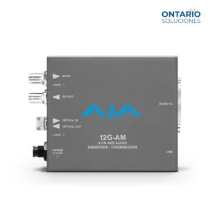 aja 12g am t 12g sdi 8 channel aes audio embedderdisembedder