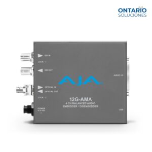 aja 12g ama r st 12g sdi 4 channel balanced embedderdisembedder