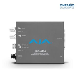 aja 12g ama t 12g sdi 4 channel balanced embedderdisembedder