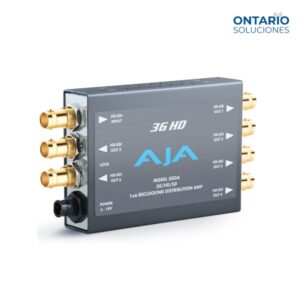 aja 3gda 1x6 3ghdsd reclocking distribution amplifier
