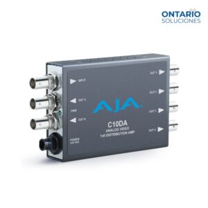 aja c10da analog video 1x6 distribution amplifier