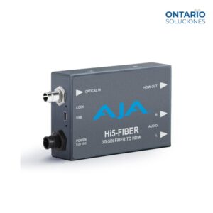 aja hi5 fiber 3g sdi fiber to hdmi