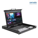 isan keys srm 1730p 1u rackmount monitor control panel