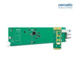 AJA OG-FiDO-T-12G-ST openGear 1-Channel 12G-SDI to Single Mode ST Fiber Transmitter